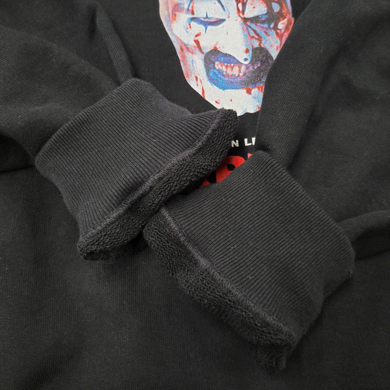 【中古品】【メンズ】 WACKO MARIA ワコマリア × TERRIFIER テリファー HEAVY WEIGHT CREW NECK SWEAT SHIRT ( TYPE-2 ) ヘビーウエイト クルーネック スウェット 長袖 142-260909-as-15-izu サイズ：M カラー：ブラック 万代Net店