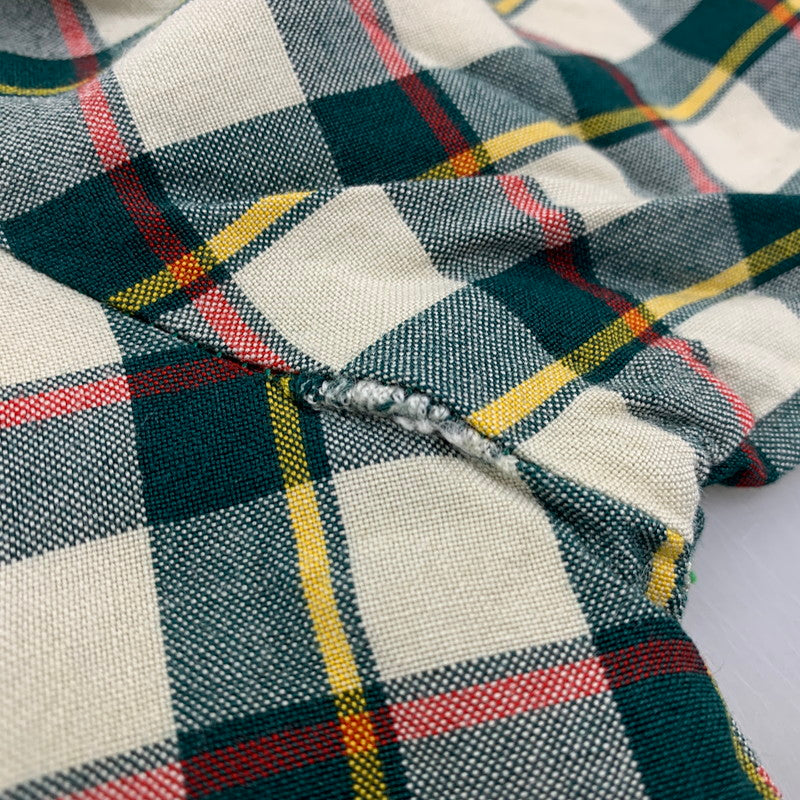 【中古品】【メンズ】 VINTAGE 50S RAYON CHECK LS SHIRT レーヨン チェック ロングスリーブ シャツ トップス 長袖 146-260905-cs-02-izu サイズ：不明 カラー：マルチ 万代Net店
