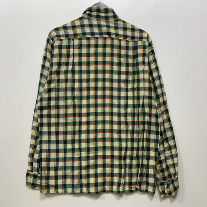 【中古品】【メンズ】 VINTAGE 50S RAYON CHECK LS SHIRT レーヨン チェック ロングスリーブ シャツ トップス 長袖 146-260905-cs-02-izu サイズ：不明 カラー：マルチ 万代Net店