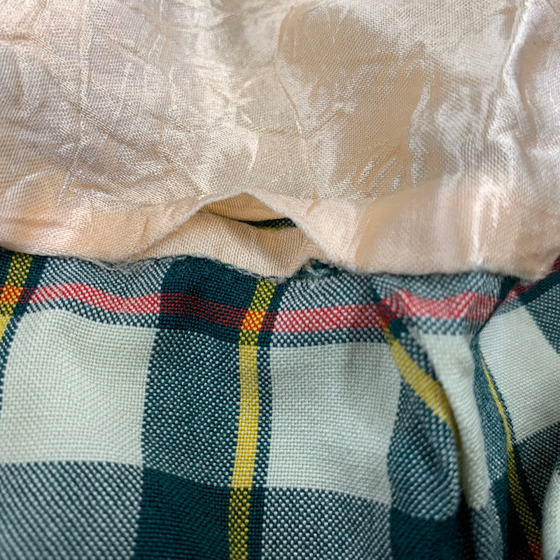 【中古品】【メンズ】 VINTAGE 50S RAYON CHECK LS SHIRT レーヨン チェック ロングスリーブ シャツ トップス 長袖 146-260905-cs-02-izu サイズ：不明 カラー：マルチ 万代Net店