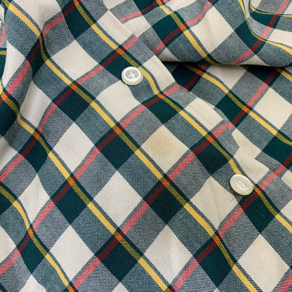 【中古品】【メンズ】 VINTAGE 50S RAYON CHECK LS SHIRT レーヨン チェック ロングスリーブ シャツ トップス 長袖 146-260905-cs-02-izu サイズ：不明 カラー：マルチ 万代Net店