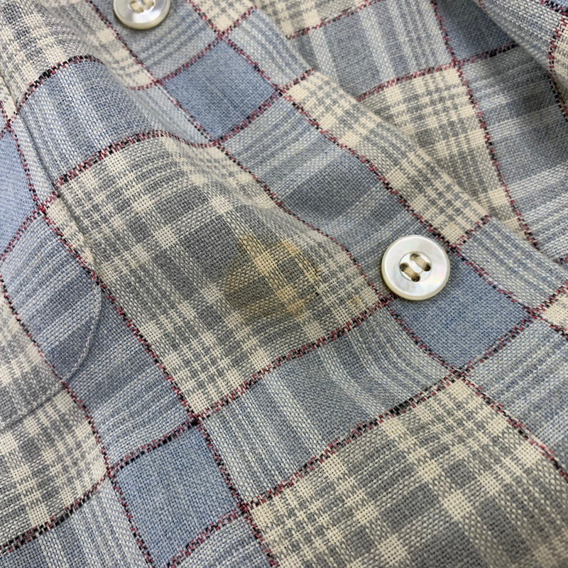 【現状渡し品】【メンズ】 SKIPPER BY WILSON BROTHERS スキッパー ウィルソン ブラザーズ WOOL RAYON OPENCOLLAR CHECK SHIRT オープンカラー チェック シャツ 146-260904-kh-04-izu サイズ：M カラー：マルチ 万代Net店