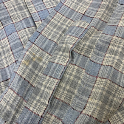 【現状渡し品】【メンズ】 SKIPPER BY WILSON BROTHERS スキッパー ウィルソン ブラザーズ WOOL RAYON OPENCOLLAR CHECK SHIRT オープンカラー チェック シャツ 146-260904-kh-04-izu サイズ：M カラー：マルチ 万代Net店