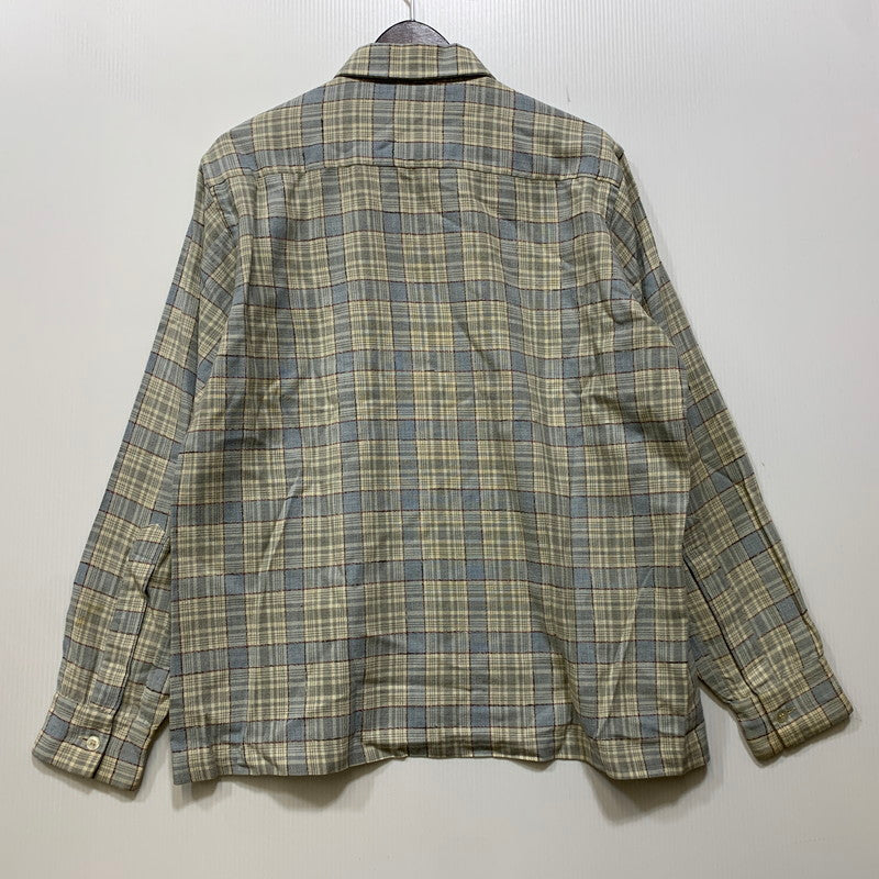 【現状渡し品】【メンズ】 SKIPPER BY WILSON BROTHERS スキッパー ウィルソン ブラザーズ WOOL RAYON OPENCOLLAR CHECK SHIRT オープンカラー チェック シャツ 146-260904-kh-04-izu サイズ：M カラー：マルチ 万代Net店
