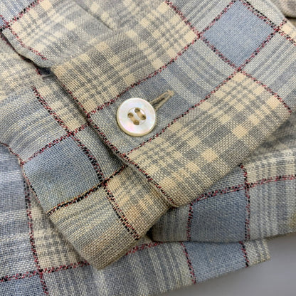 【現状渡し品】【メンズ】 SKIPPER BY WILSON BROTHERS スキッパー ウィルソン ブラザーズ WOOL RAYON OPENCOLLAR CHECK SHIRT オープンカラー チェック シャツ 146-260904-kh-04-izu サイズ：M カラー：マルチ 万代Net店