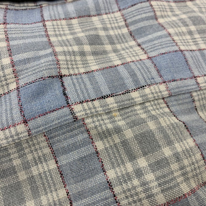 【現状渡し品】【メンズ】 SKIPPER BY WILSON BROTHERS スキッパー ウィルソン ブラザーズ WOOL RAYON OPENCOLLAR CHECK SHIRT オープンカラー チェック シャツ 146-260904-kh-04-izu サイズ：M カラー：マルチ 万代Net店