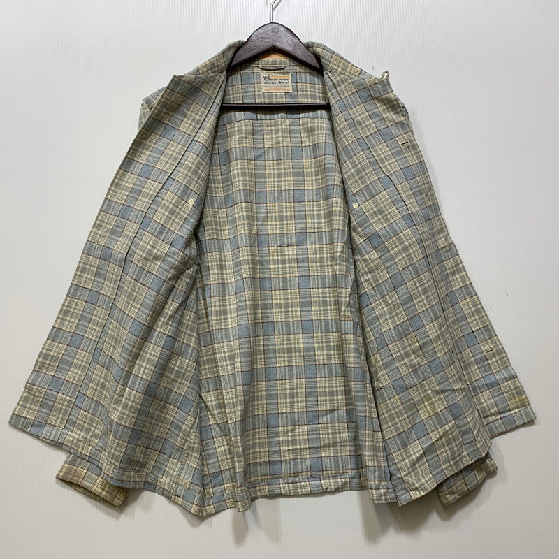 【現状渡し品】【メンズ】 SKIPPER BY WILSON BROTHERS スキッパー ウィルソン ブラザーズ WOOL RAYON OPENCOLLAR CHECK SHIRT オープンカラー チェック シャツ 146-260904-kh-04-izu サイズ：M カラー：マルチ 万代Net店