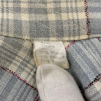 【現状渡し品】【メンズ】 SKIPPER BY WILSON BROTHERS スキッパー ウィルソン ブラザーズ WOOL RAYON OPENCOLLAR CHECK SHIRT オープンカラー チェック シャツ 146-260904-kh-04-izu サイズ：M カラー：マルチ 万代Net店