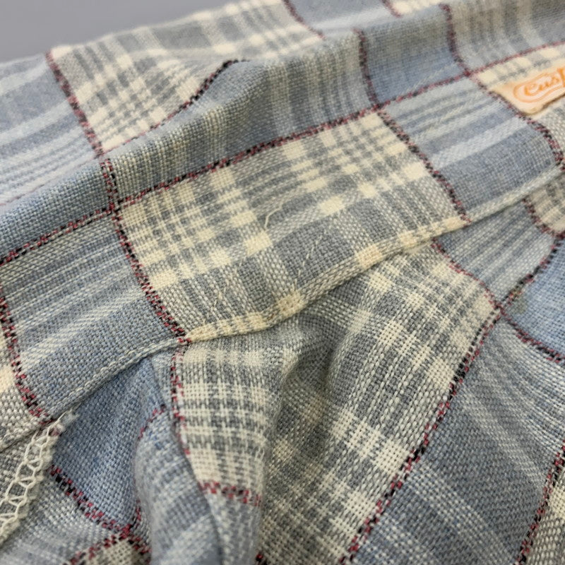 【現状渡し品】【メンズ】 SKIPPER BY WILSON BROTHERS スキッパー ウィルソン ブラザーズ WOOL RAYON OPENCOLLAR CHECK SHIRT オープンカラー チェック シャツ 146-260904-kh-04-izu サイズ：M カラー：マルチ 万代Net店