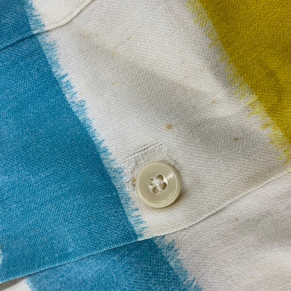 【中古品】【メンズ】 PENNEY'S TOWNCRAFT ペニーズ タウンクラフト BORDER OPENCOLLAR SHIRT ボーダー オープンカラー シャツ トップス 146-260904-kh-03-izu サイズ：L カラー：マルチ 万代Net店