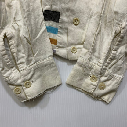 【中古品】【メンズ】 PENNEY'S TOWNCRAFT ペニーズ タウンクラフト BORDER OPENCOLLAR SHIRT ボーダー オープンカラー シャツ トップス 146-260904-kh-03-izu サイズ：L カラー：マルチ 万代Net店
