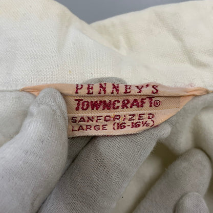 【中古品】【メンズ】 PENNEY'S TOWNCRAFT ペニーズ タウンクラフト BORDER OPENCOLLAR SHIRT ボーダー オープンカラー シャツ トップス 146-260904-kh-03-izu サイズ：L カラー：マルチ 万代Net店