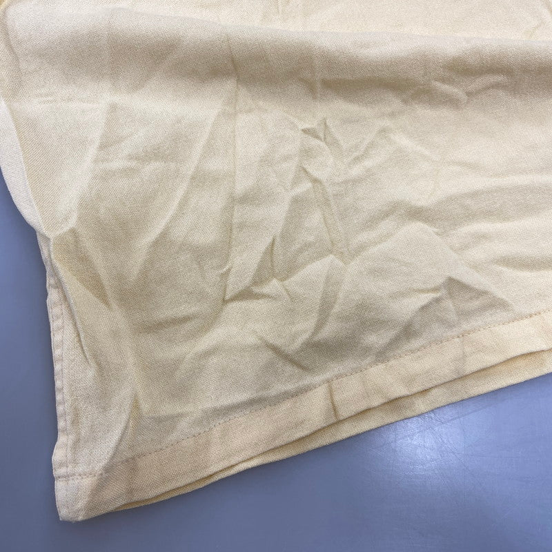 【中古品】【メンズ】 PILGRIM ピルグリム 50’S LOOP BUTTON RAYON GABARDINE PULLOVER SHIRT ループ ボタン レーヨン ギャバジン プルオーバー シャツ トップス 長袖 146-260904-cs-10-izu サイズ：L カラー：イエロー 万代Net店