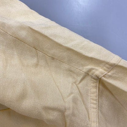 【中古品】【メンズ】 PILGRIM ピルグリム 50’S LOOP BUTTON RAYON GABARDINE PULLOVER SHIRT ループ ボタン レーヨン ギャバジン プルオーバー シャツ トップス 長袖 146-260904-cs-10-izu サイズ：L カラー：イエロー 万代Net店