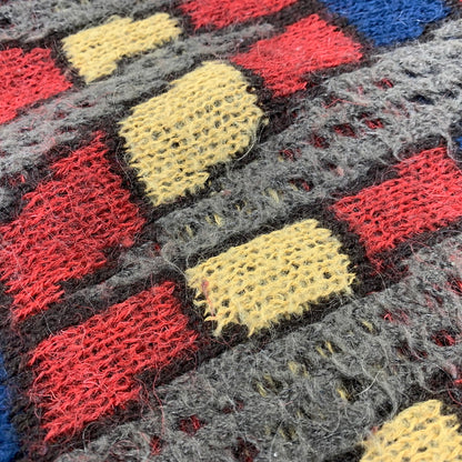 【中古品】【メンズ】 ISSEY MIYAKE BY ALL STYLE イッセイミヤケ オールスタイル ALL STYLE タグ COLORBLOCK KNIT SHIRT カラー ブロック ニット シャツ トップス 140-260904-kh-01-izu カラー：マルチ 万代Net店