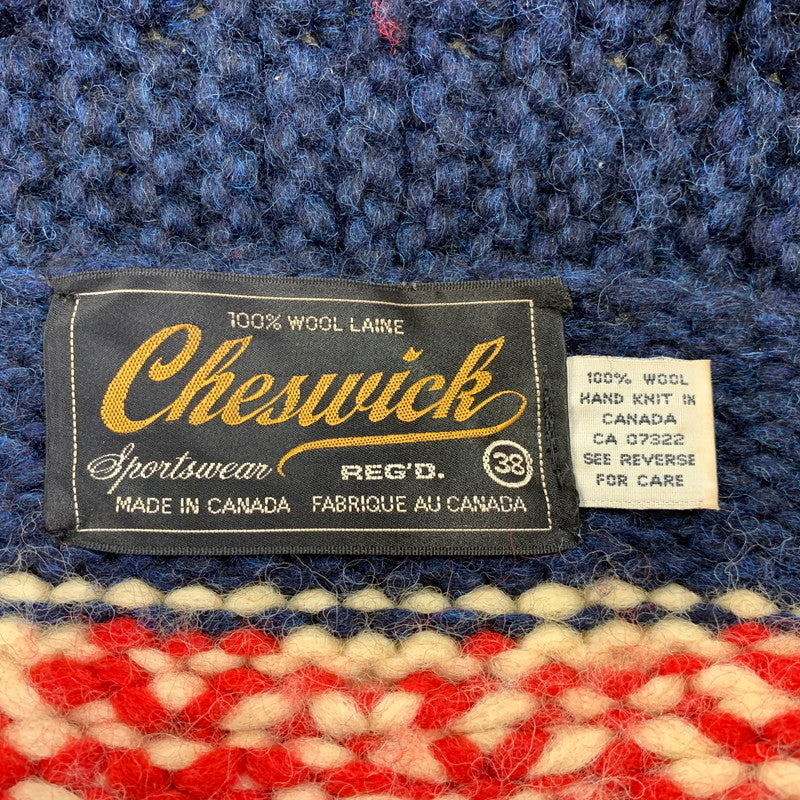 【中古品】【メンズ】 CHESWICK チェスウィック COWICHAN SWEATER カウチンセーター 145-260914-as-03-izu サイズ：38 カラー：マルチカラー 万代Net店