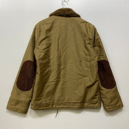 【中古品】【メンズ】 ALPHA INDUSTRIES アルファインダストリーズ N-1 DECK JACKET 20521-8814 デッキジャケット 145-260914-as-05-izu サイズ：L カラー：カーキ 万代Net店