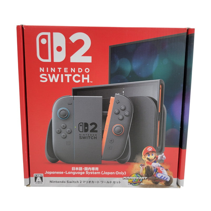 【中古美品】 【未使用】【ゲーム】Nintendo Switch 2 マリオカートワールドセット (日本語・国内専用) BEE-S-KB6PA(JPN) 任天堂 ニンテンドースイッチ2 本体 035-261018-as-01-izu 万代Net店