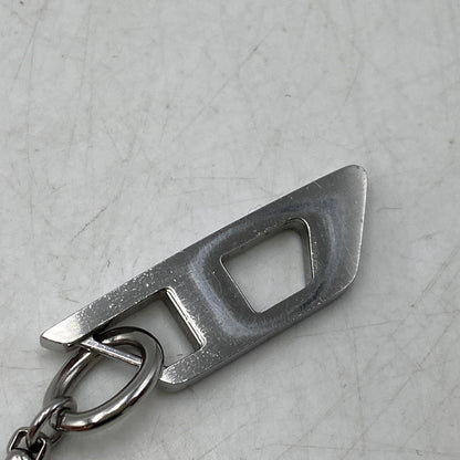 【中古品】【メンズ/レディース】 DIESEL ディーゼル DX1477040 STEEL D LOGO CHAIN NECKLACE スチール ディー ロゴ チェーン ネックレス アクセサリー 192-260904-cs-06-izu カラー：シルバー 万代Net店