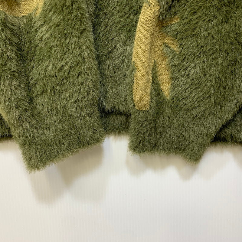 【中古品】【メンズ】 HUF ハフ MARIJUANA KNIT ニット 142-260914-as-02-izu サイズ：XL カラー：オリーブ 万代Net店