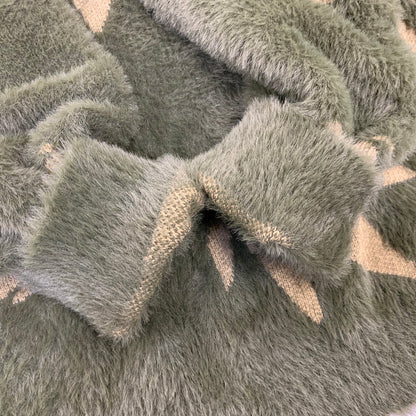 【中古品】【メンズ】 HUF ハフ MARIJUANA KNIT ニット 142-260914-as-02-izu サイズ：XL カラー：オリーブ 万代Net店