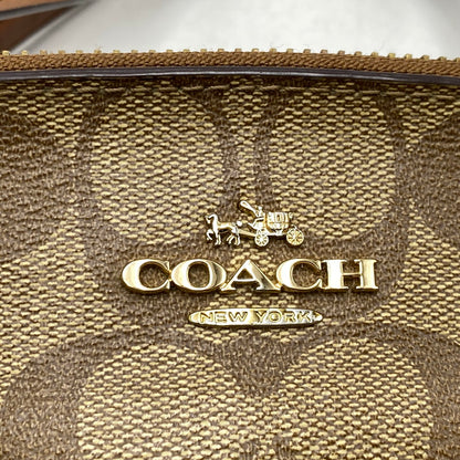 【中古品】【レディース】 COACH コーチ F58290 SIGNATURE MINI CHRISTIE CARRYALL シグネチャー ミニ クリスティ キャリーオール カバン 鞄 180-260904-cs-05-izu カラー：ブラウン系 万代Net店