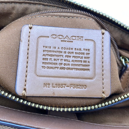 【中古品】【レディース】 COACH コーチ F58290 SIGNATURE MINI CHRISTIE CARRYALL シグネチャー ミニ クリスティ キャリーオール カバン 鞄 180-260904-cs-05-izu カラー：ブラウン系 万代Net店