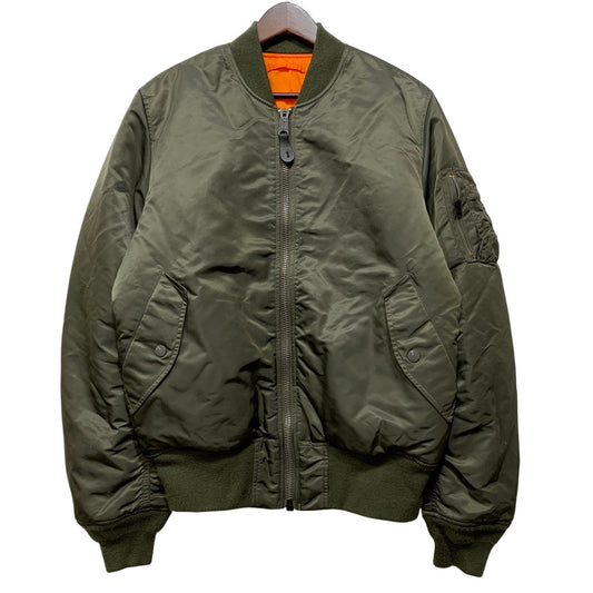 【中古品】【メンズ】 ALPHA アルファ 20004-276 MA-1 FLIGHT JACKET フライト ジャケット アウター 145-260905-cs-14-izu サイズ：L カラー：カーキ 万代Net店
