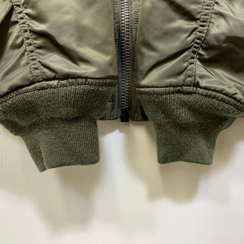 【中古品】【メンズ】 ALPHA アルファ 20004-276 MA-1 FLIGHT JACKET フライト ジャケット アウター 145-260905-cs-14-izu サイズ：L カラー：カーキ 万代Net店