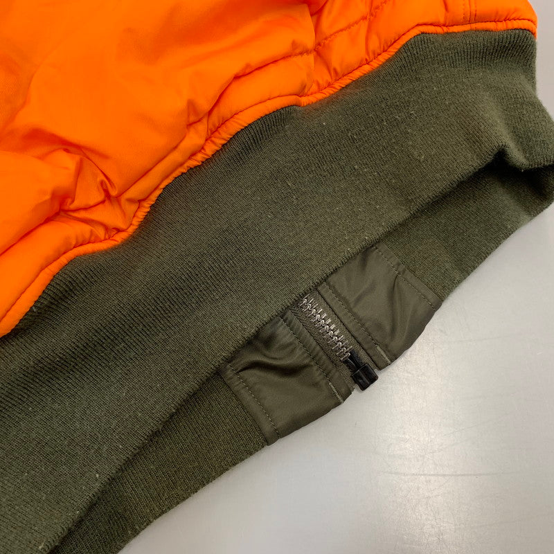 【中古品】【メンズ】 ALPHA アルファ 20004-276 MA-1 FLIGHT JACKET フライト ジャケット アウター 145-260905-cs-14-izu サイズ：L カラー：カーキ 万代Net店