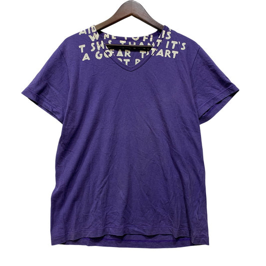 【中古品】【メンズ】 MARTIN MARGIELA マルタンマルジェラ AIDS TEE 31XM099 エイズ Tシャツ ここのえ期 半袖 141-260914-as-08-izu サイズ：M カラー：パープル 万代Net店
