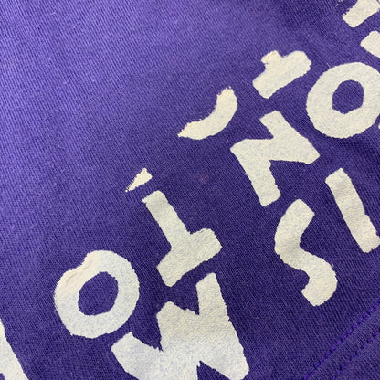 【中古品】【メンズ】 MARTIN MARGIELA マルタンマルジェラ AIDS TEE 31XM099 エイズ Tシャツ ここのえ期 半袖 141-260914-as-08-izu サイズ：M カラー：パープル 万代Net店
