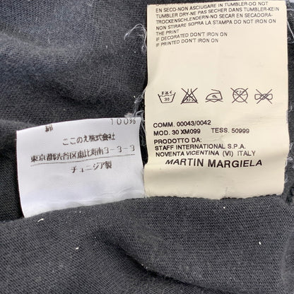 【中古品】【メンズ】 MARTIN MARGIELA マルタンマルジェラ 30XM099 ここのえ期 AIDS TEE エイズ Tシャツ トップス 半袖 141-260905-cs-18-izu サイズ：M カラー：ブラック 万代Net店