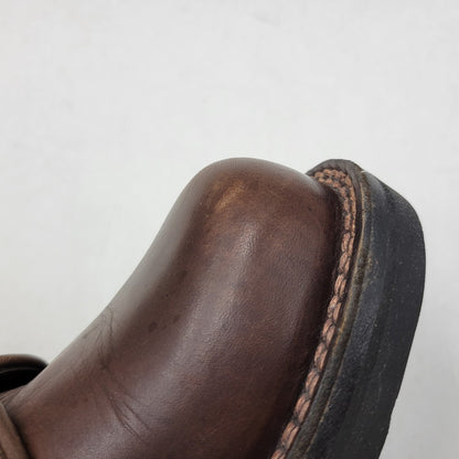 【中古品】【メンズ】 LONE WOLF BOOTS ロンウルフ VIBRAM SOLE SWEEPER LW01850 ビブラムソール スイーパー ブーツ 靴 164-260907-as-14-izu サイズ：9 カラー：ブラウン 万代Net店