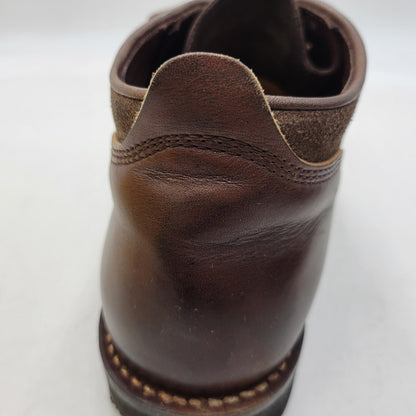 【中古品】【メンズ】 LONE WOLF BOOTS ロンウルフ VIBRAM SOLE SWEEPER LW01850 ビブラムソール スイーパー ブーツ 靴 164-260907-as-14-izu サイズ：9 カラー：ブラウン 万代Net店