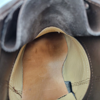 【中古品】【メンズ】 LONE WOLF BOOTS ロンウルフ VIBRAM SOLE SWEEPER LW01850 ビブラムソール スイーパー ブーツ 靴 164-260907-as-14-izu サイズ：9 カラー：ブラウン 万代Net店