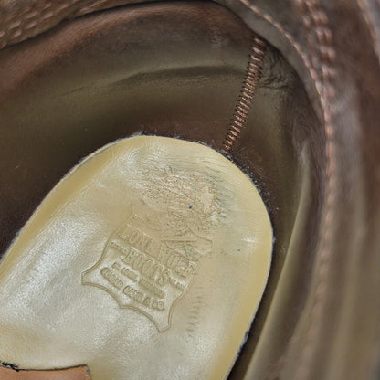 【中古品】【メンズ】 LONE WOLF BOOTS ロンウルフ VIBRAM SOLE SWEEPER LW01850 ビブラムソール スイーパー ブーツ 靴 164-260907-as-14-izu サイズ：9 カラー：ブラウン 万代Net店