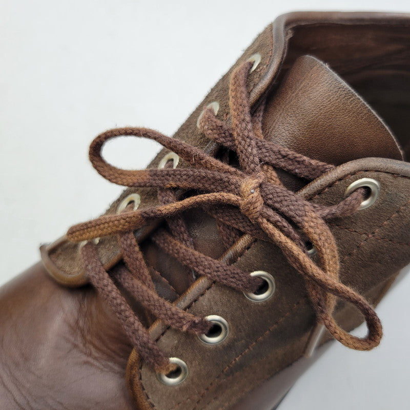 【中古品】【メンズ】 LONE WOLF BOOTS ロンウルフ VIBRAM SOLE SWEEPER LW01850 ビブラムソール スイーパー ブーツ 靴 164-260907-as-14-izu サイズ：9 カラー：ブラウン 万代Net店