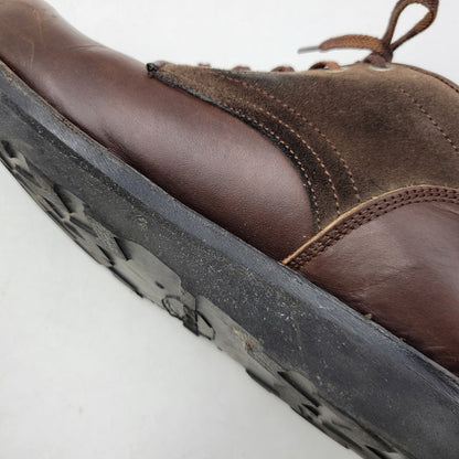 【中古品】【メンズ】 LONE WOLF BOOTS ロンウルフ VIBRAM SOLE SWEEPER LW01850 ビブラムソール スイーパー ブーツ 靴 164-260907-as-14-izu サイズ：9 カラー：ブラウン 万代Net店