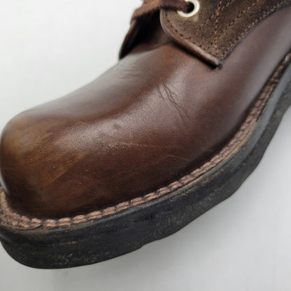 【中古品】【メンズ】 LONE WOLF BOOTS ロンウルフ VIBRAM SOLE SWEEPER LW01850 ビブラムソール スイーパー ブーツ 靴 164-260907-as-14-izu サイズ：9 カラー：ブラウン 万代Net店