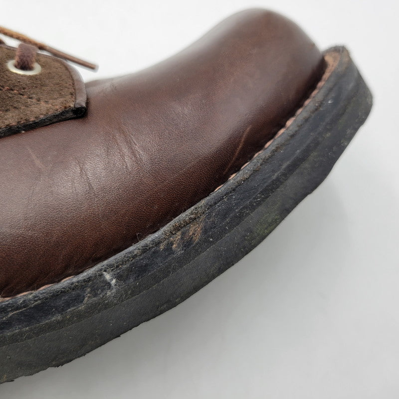 【中古品】【メンズ】 LONE WOLF BOOTS ロンウルフ VIBRAM SOLE SWEEPER LW01850 ビブラムソール スイーパー ブーツ 靴 164-260907-as-14-izu サイズ：9 カラー：ブラウン 万代Net店