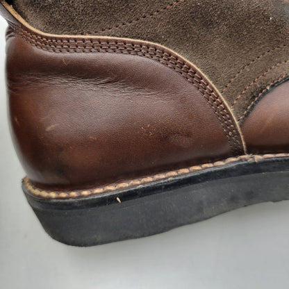 【中古品】【メンズ】 LONE WOLF BOOTS ロンウルフ VIBRAM SOLE SWEEPER LW01850 ビブラムソール スイーパー ブーツ 靴 164-260907-as-14-izu サイズ：9 カラー：ブラウン 万代Net店