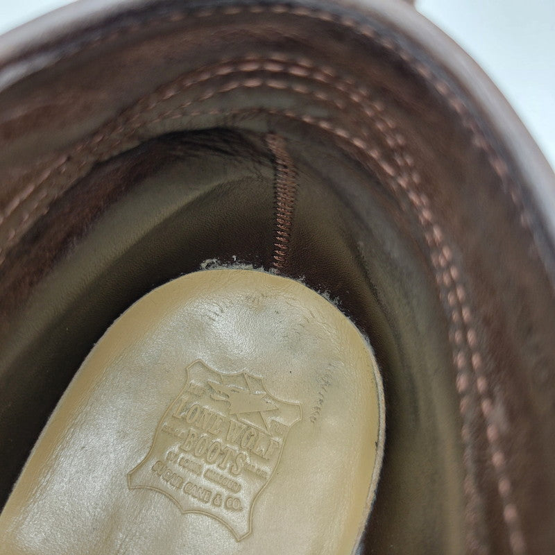 【中古品】【メンズ】 LONE WOLF BOOTS ロンウルフ VIBRAM SOLE SWEEPER LW01850 ビブラムソール スイーパー ブーツ 靴 164-260907-as-14-izu サイズ：9 カラー：ブラウン 万代Net店