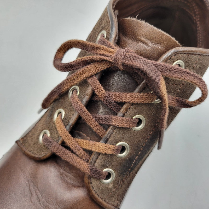 【中古品】【メンズ】 LONE WOLF BOOTS ロンウルフ VIBRAM SOLE SWEEPER LW01850 ビブラムソール スイーパー ブーツ 靴 164-260907-as-14-izu サイズ：9 カラー：ブラウン 万代Net店