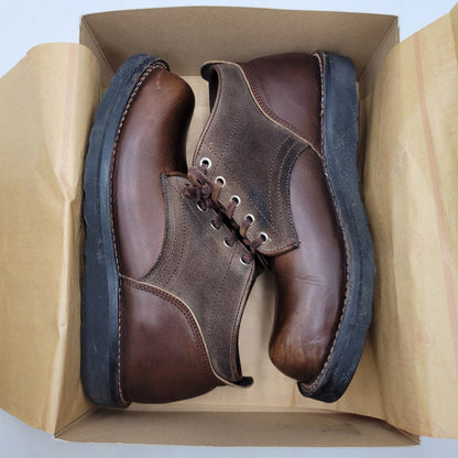 【中古品】【メンズ】 LONE WOLF BOOTS ロンウルフ VIBRAM SOLE SWEEPER LW01850 ビブラムソール スイーパー ブーツ 靴 164-260907-as-14-izu サイズ：9 カラー：ブラウン 万代Net店