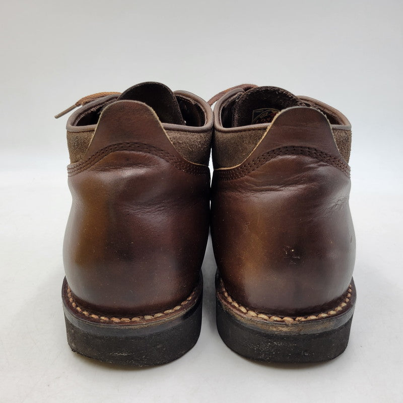 【中古品】【メンズ】 LONE WOLF BOOTS ロンウルフ VIBRAM SOLE SWEEPER LW01850 ビブラムソール スイーパー ブーツ 靴 164-260907-as-14-izu サイズ：9 カラー：ブラウン 万代Net店