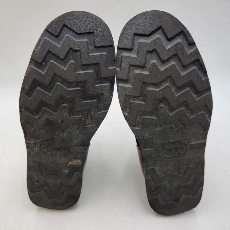【中古品】【メンズ】 LONE WOLF BOOTS ロンウルフ VIBRAM SOLE SWEEPER LW01850 ビブラムソール スイーパー ブーツ 靴 164-260907-as-14-izu サイズ：9 カラー：ブラウン 万代Net店