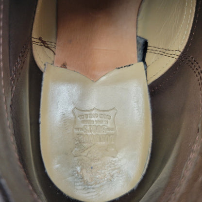 【中古品】【メンズ】 LONE WOLF BOOTS ロンウルフ VIBRAM SOLE SWEEPER LW01850 ビブラムソール スイーパー ブーツ 靴 164-260907-as-14-izu サイズ：9 カラー：ブラウン 万代Net店