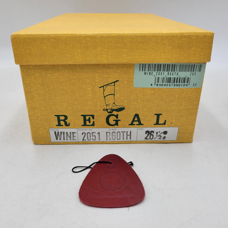 【中古品】【メンズ】 REGAL リーガル SADDLE SHOES 2051 R60TH サドルシューズ 靴 164-260907-as-12-izu サイズ：26.5 カラー：WINE 万代Net店