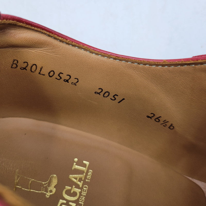 【中古品】【メンズ】 REGAL リーガル SADDLE SHOES 2051 R60TH サドルシューズ 靴 164-260907-as-12-izu サイズ：26.5 カラー：WINE 万代Net店